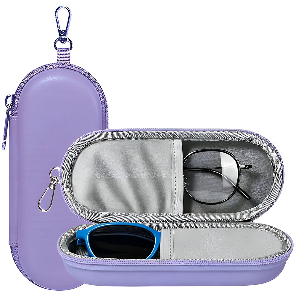 Étui à lunettes Techsuit ETJ3, 165mm x 65mm x 40mm, Violet