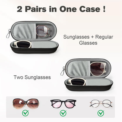 Étui à lunettes Techsuit ETJ3, 165mm x 65mm x 40mm, Violet