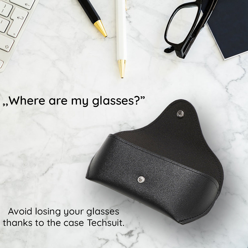 Étui à lunettes Techsuit ETPU2, 167mm x 70mm x 40mm, Marron