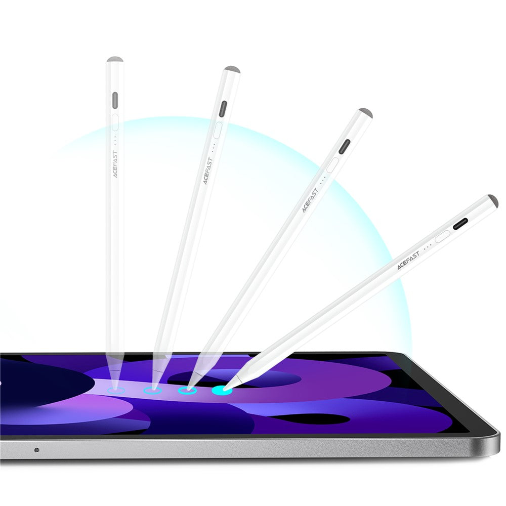 Touch Pen Acefast V2 pour Apple iPad, Version Active, Blanc