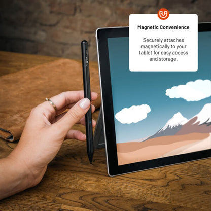 Touch Pen Fixed Graphite Active pour appareils avec support MPP, Noir