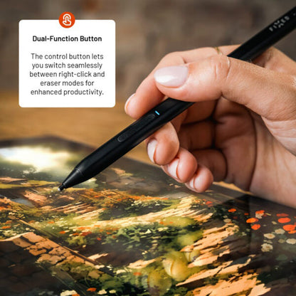 Touch Pen Fixed Graphite Active pour appareils avec support MPP, Noir