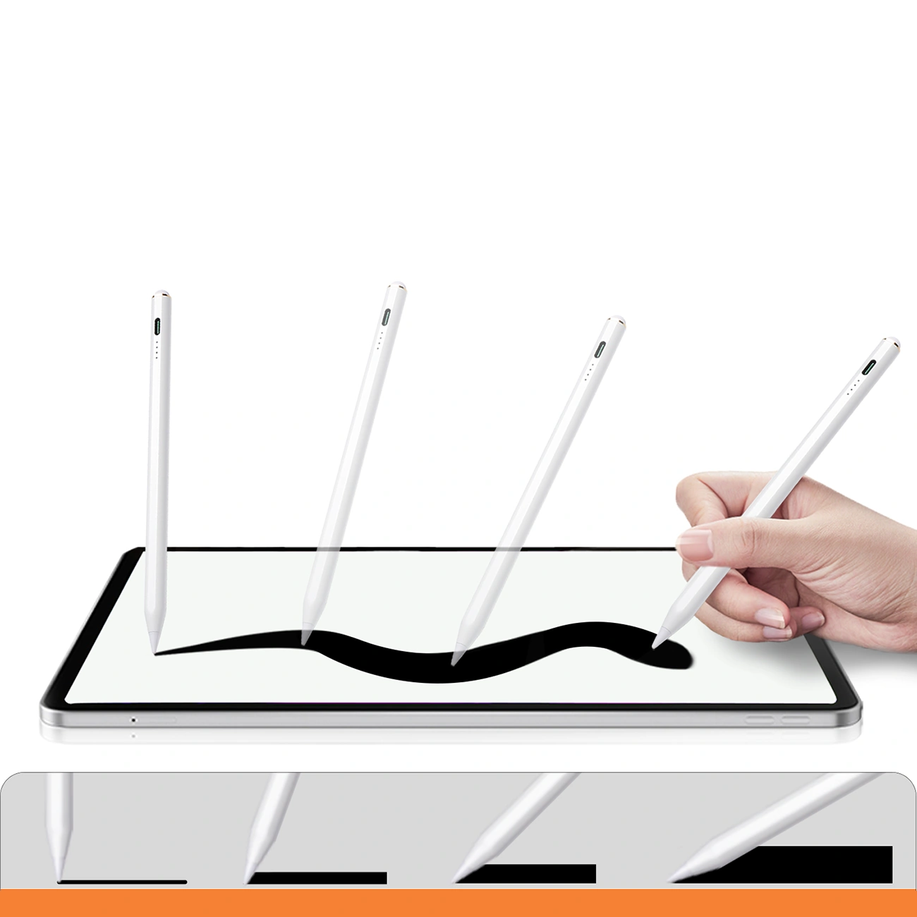 Stylet Joyroom JR-X9S pour Apple iPad, Version Active, Blanc