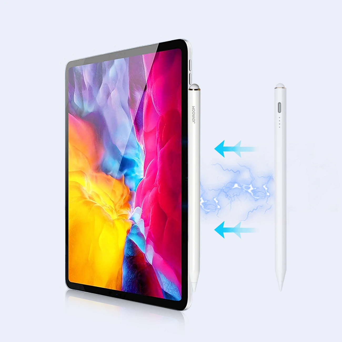 Stylet Joyroom JR-X9S pour Apple iPad, Version Active, Blanc