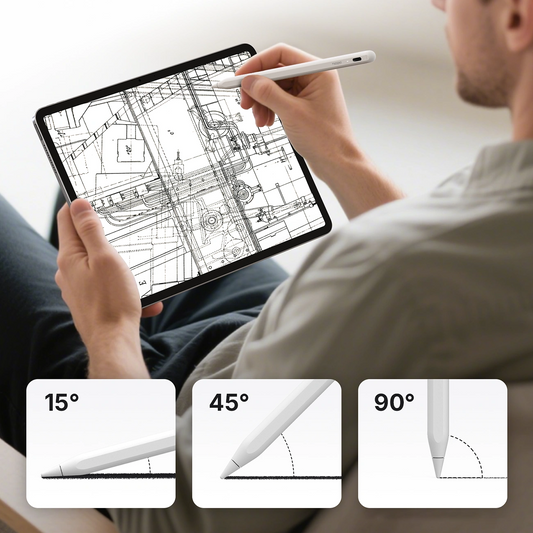 Stylet Metapen A8 pour Apple iPad, Version Active, Blanc ME-APP152