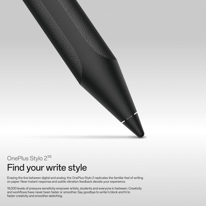 Stylet Touch Pen Stylo 2 pour OnePlus Pad 3 / Pad 2 / Pad, Noir 5511100086
