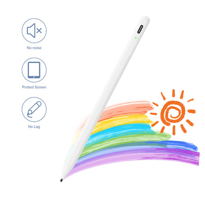 Touch Pen Techsuit A580S pour Apple iPad, Version Active, Blanc