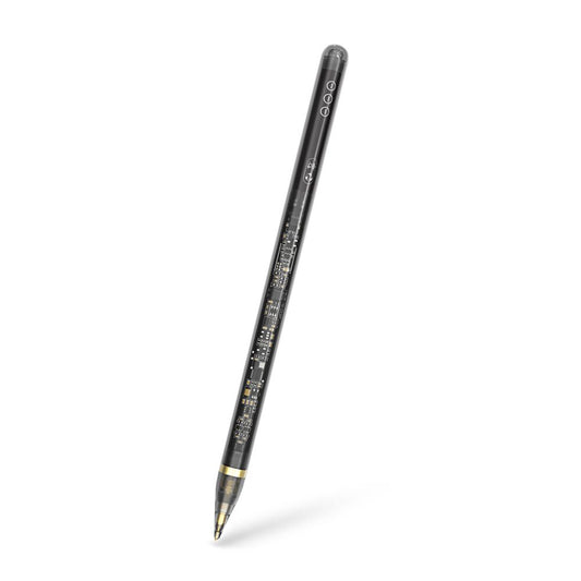 Touch Pen Techsuit C10 Pro pour Apple iPad, Version Active, Noir Transparent