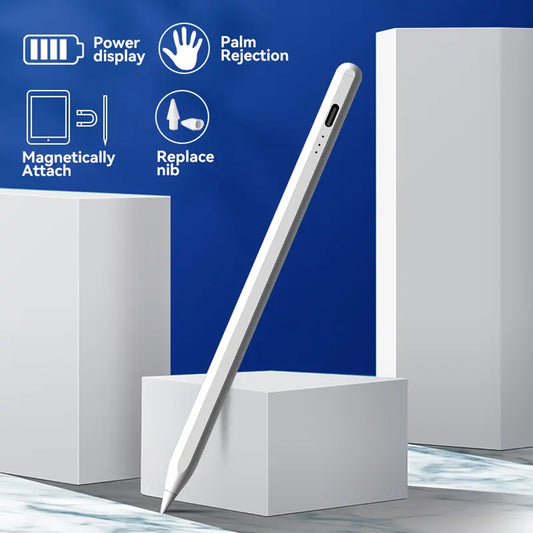 Touch Pen Techsuit JA04 pour Apple iPad, Version Active, Blanc