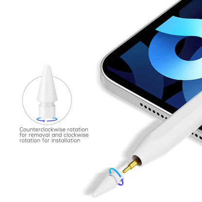 Touch Pen Techsuit V15 pour Apple iPad, Version Active, Blanc