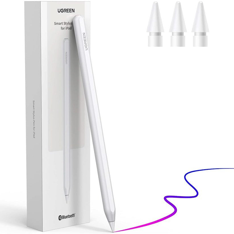 Touch Pen UGREEN pour Apple iPad, Version Active, Blanc