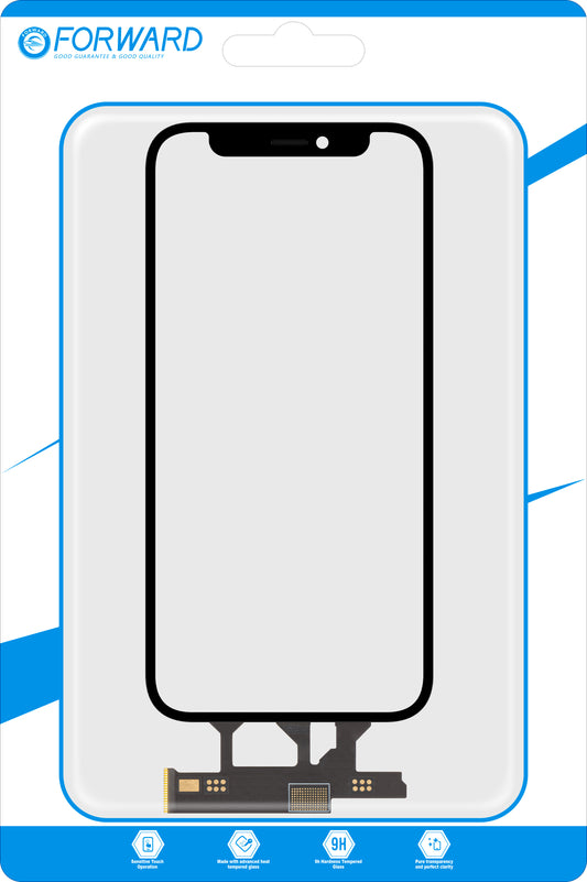 Protection avant tactile OCA pour Apple iPhone 12 mini, Noir