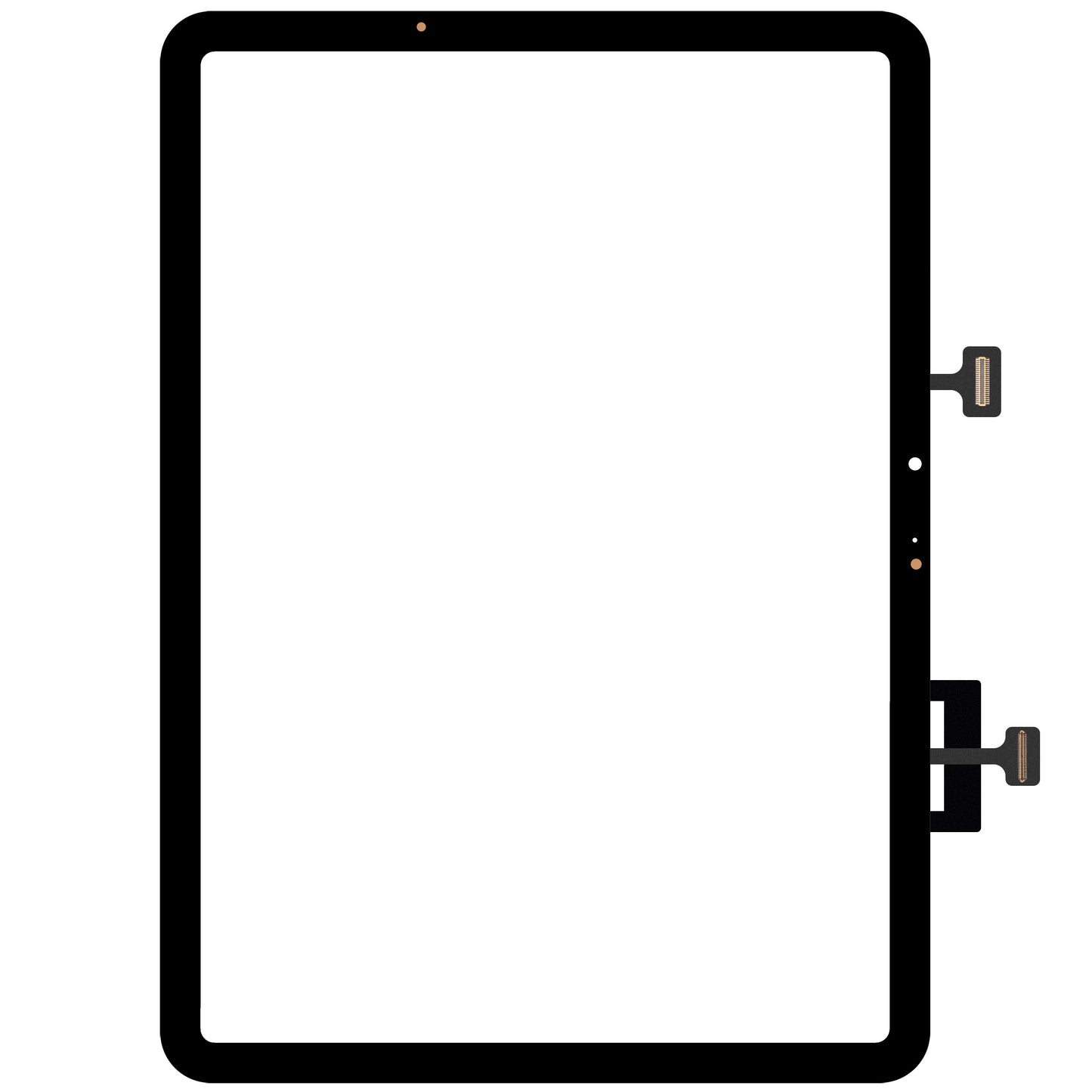 Protection avant tactile OCA pour Apple iPad Air 11 (2024), Noir