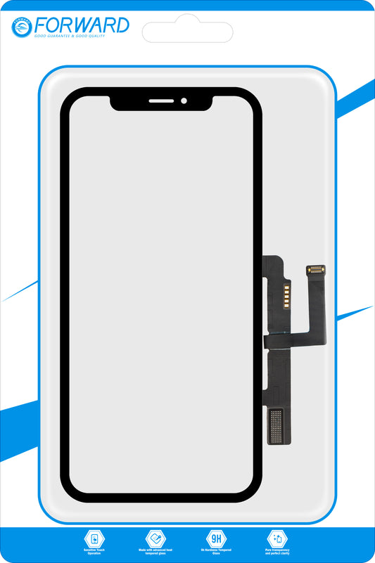 Protection avant tactile OCA pour Apple iPhone 11, Noir