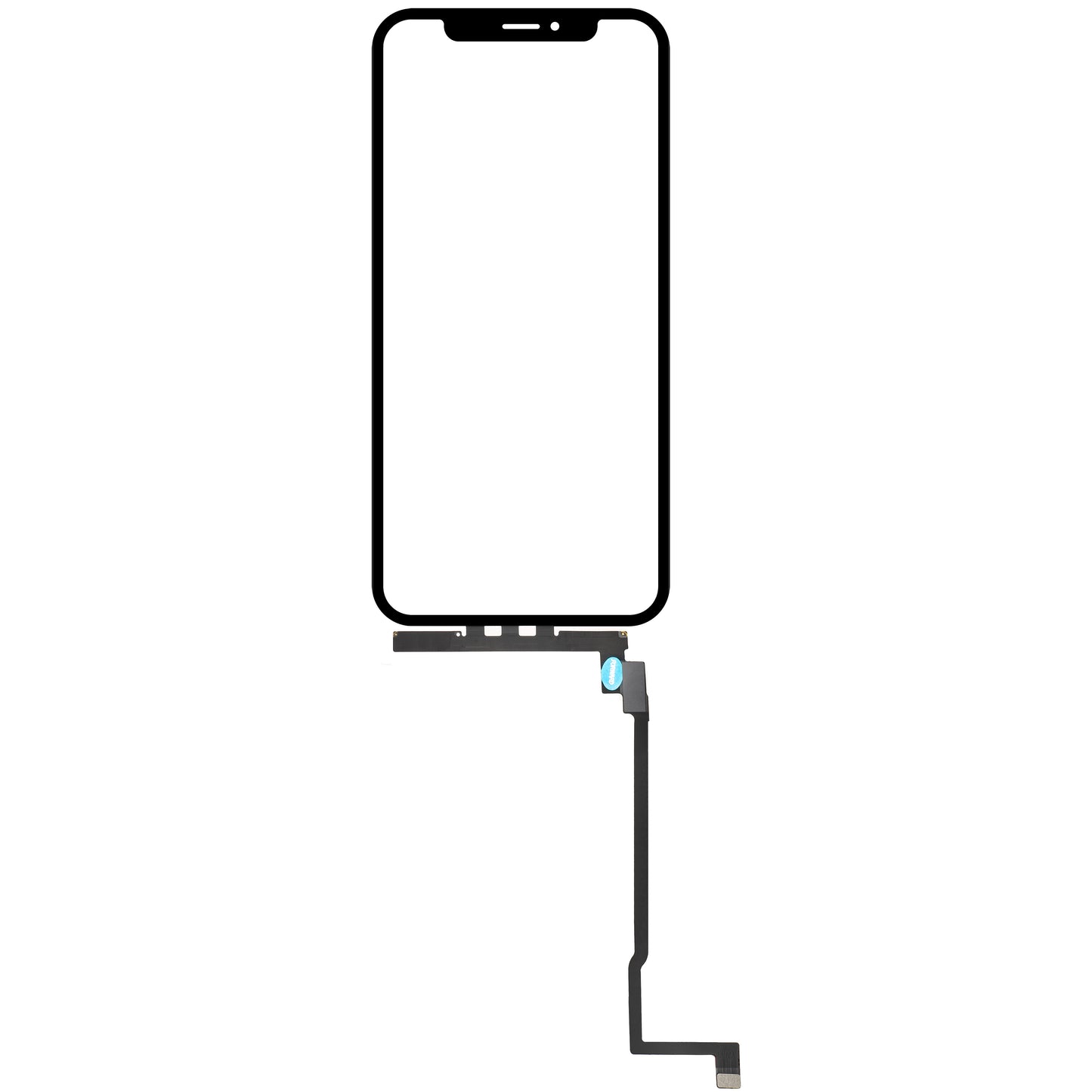 Protection avant tactile OCA pour Apple iPhone 11 Pro Max, version IC, noir