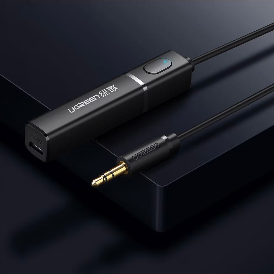 Émetteur Bluetooth UGREEN CM107, AUX, Noir