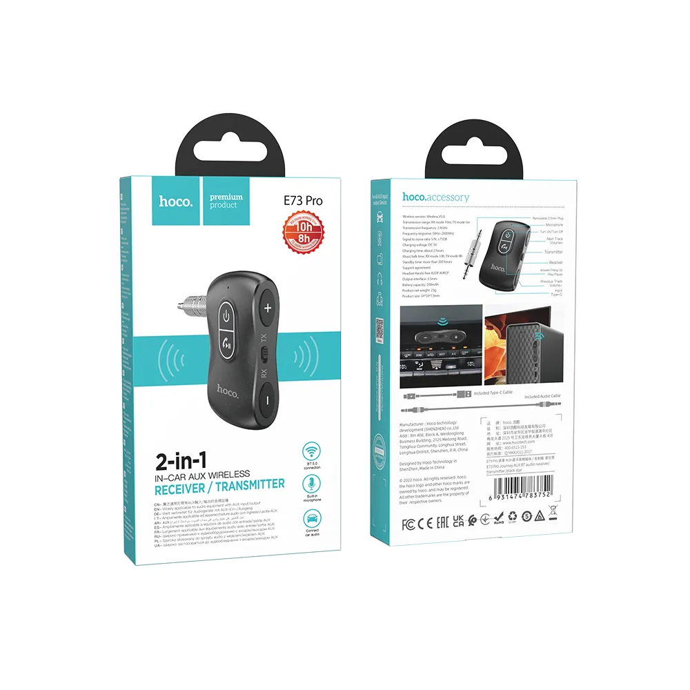 Bluetooth Transmitter / Receiver HOCO E73 Pro