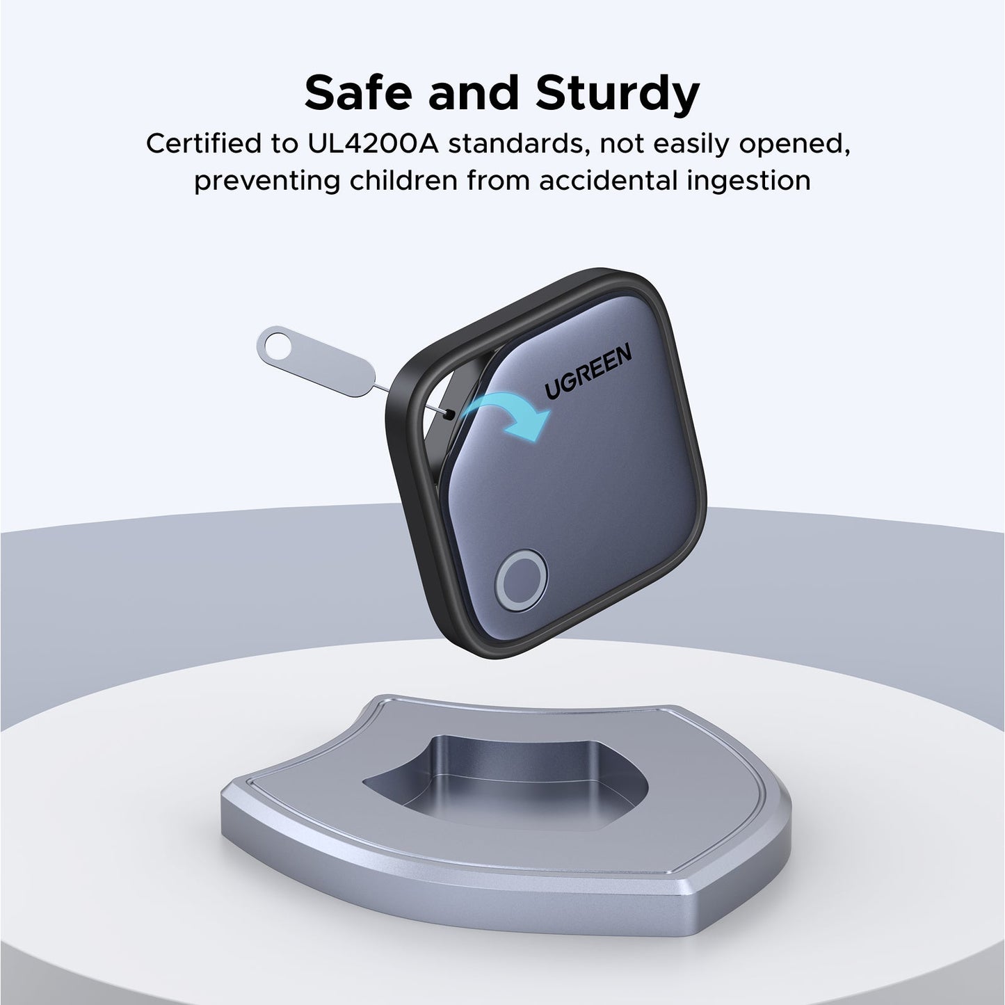 UGREEN SmartTag Pro Smart CM916 (75646P), Noir