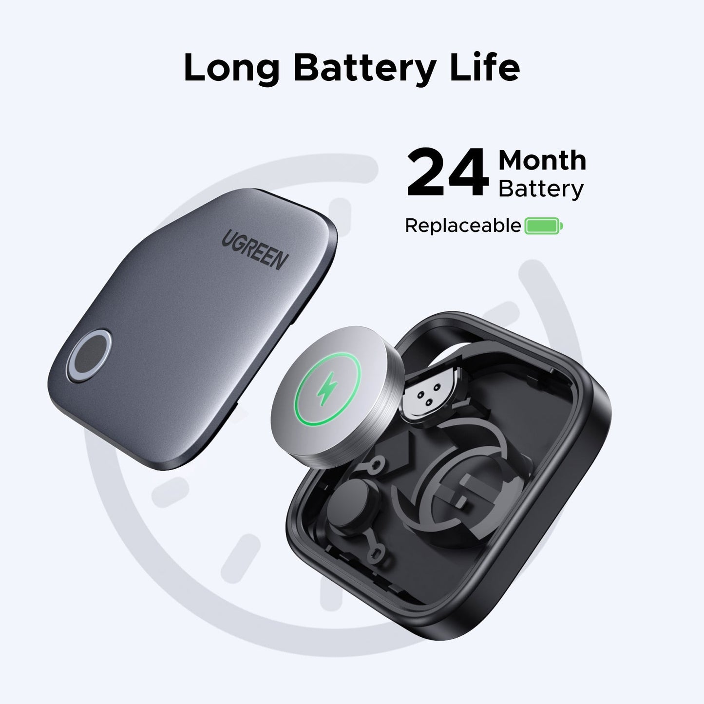 UGREEN SmartTag Pro Smart CM916 (75646P), Noir