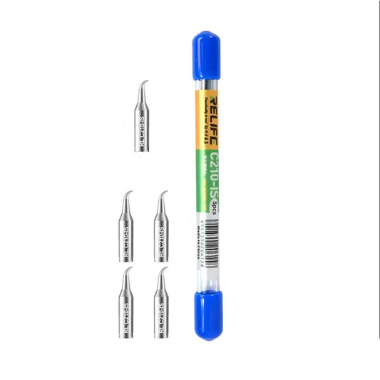 Pointe de fer à souder Relife RL-C210IS, Set de 5 pièces