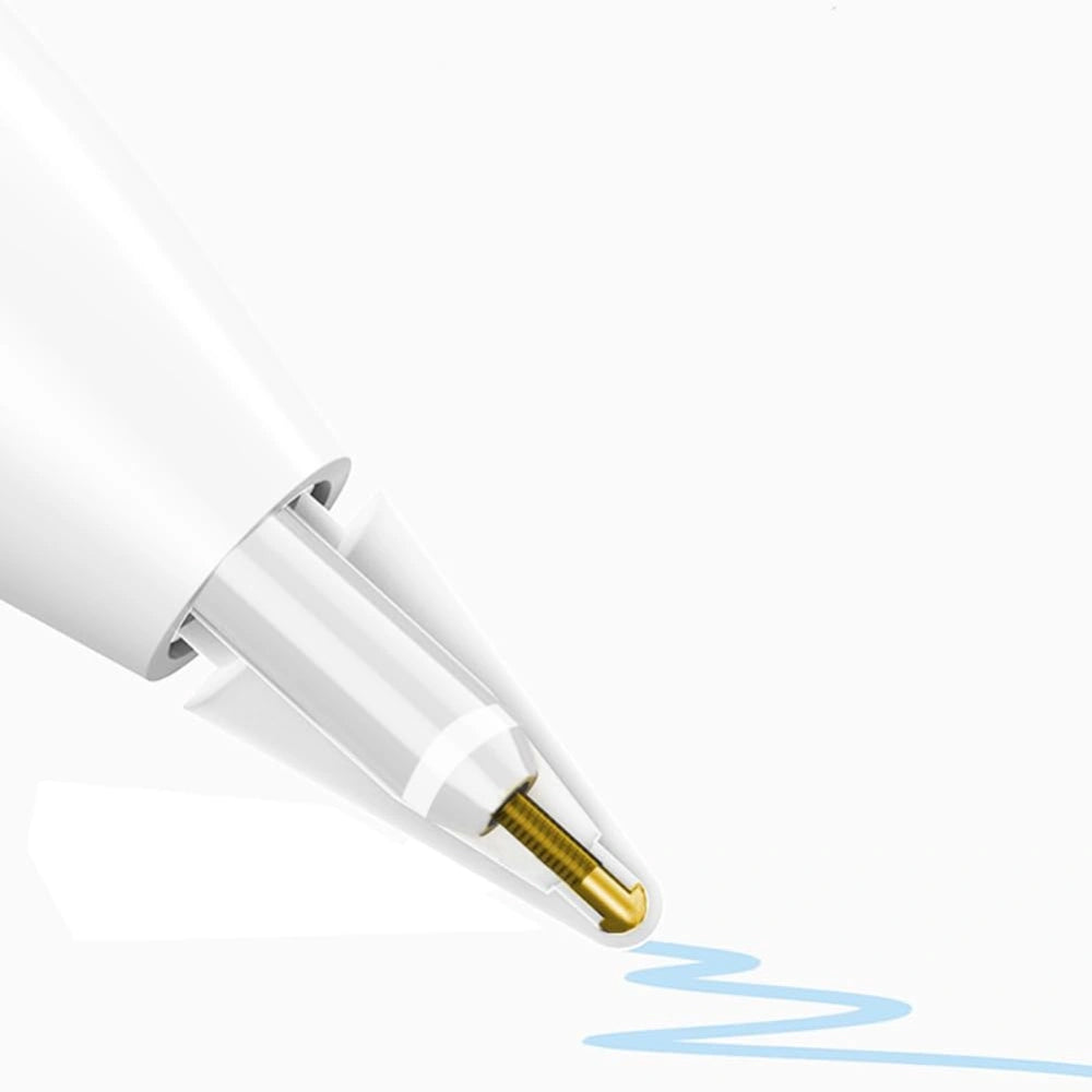 Pointe Touch Pen Tech-Protect pour Apple Pencil Series, Set de 4 pièces, Blanc