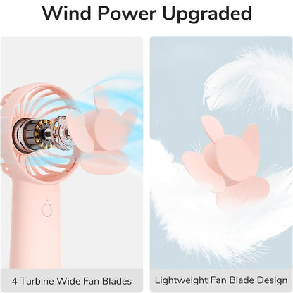 Ventilateur Portable JisuLife FA20X, Rose