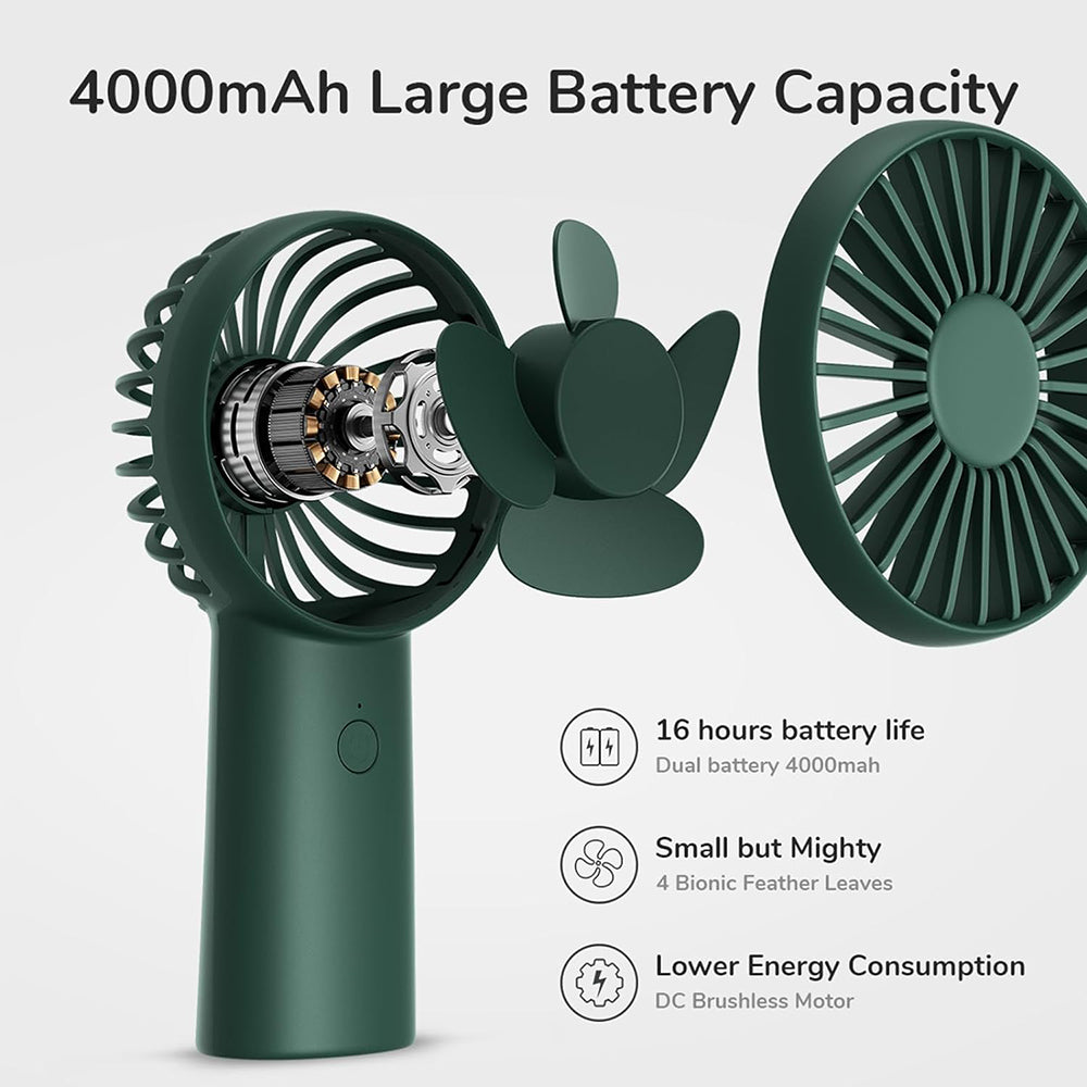 Ventilateur Portable JisuLife FA20X, Vert