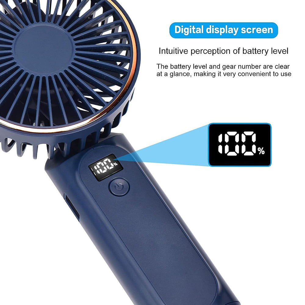 Ventilateur Portable Techsuit M12, Bleu