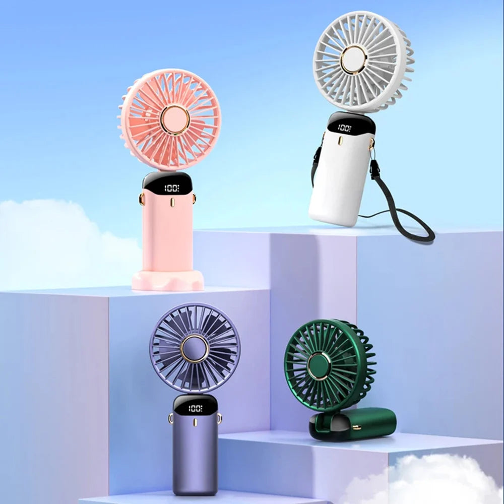 Ventilateur Portable Techsuit N15, Violet