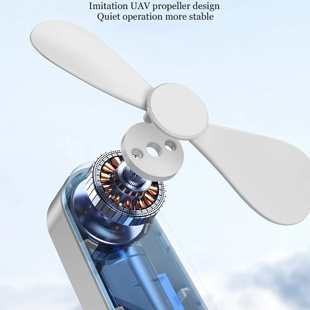 Ventilateur Portable Techsuit TF1, Blanc
