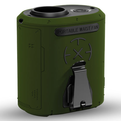 Ventilateur Portable Techsuit Z14 avec batterie externe 5000mAh, Vert