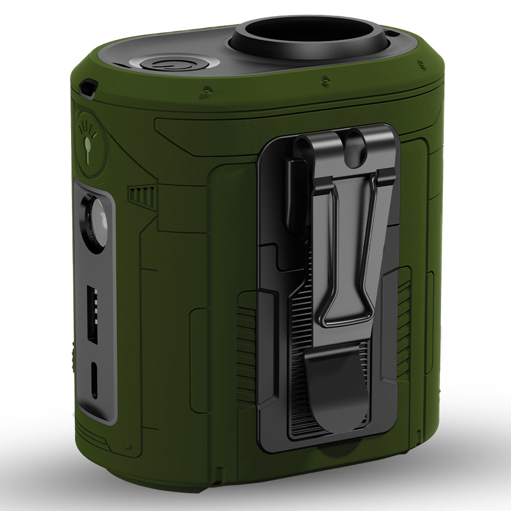 Ventilateur Portable Techsuit Z14 avec batterie externe 5000mAh, Vert