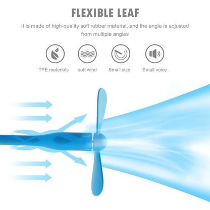 Ventilateur USB Techsuit TUF1, Bleu