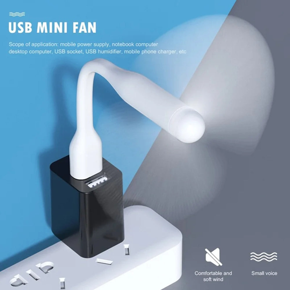 Ventilateur USB Techsuit TUF1, Bleu