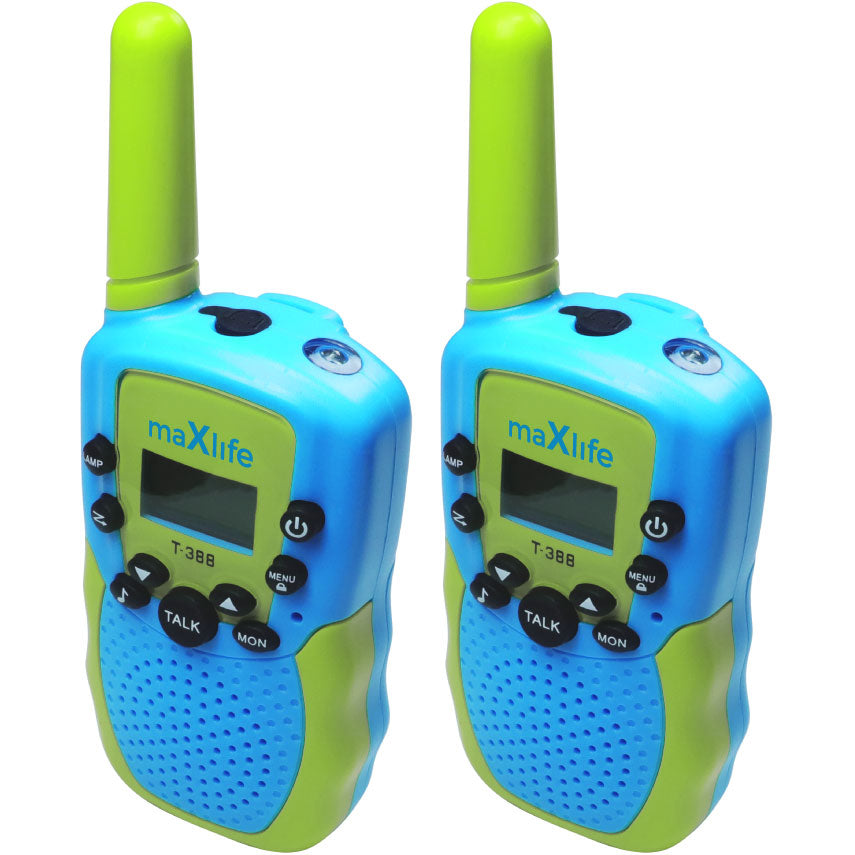 Talkie-walkie MaXlife MXWT-200, lot de 2 pièces, couleurs variées 